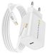 Mayaxess, adaptateur secteur 18W pour iPhone XS + câble Lightning 1 mètre, blanc