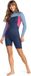 Roxy 2025 Prologue 2mm Lange Mouwen Rug Ritssluiting Shorty Wetsuit Dames Multicolor Neopreen Maat 06