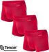Undiemeister Korte Boxershort Heren - Trunks - Bright Sunrise (Rood) - 3-Pack - Tencel - Maat M