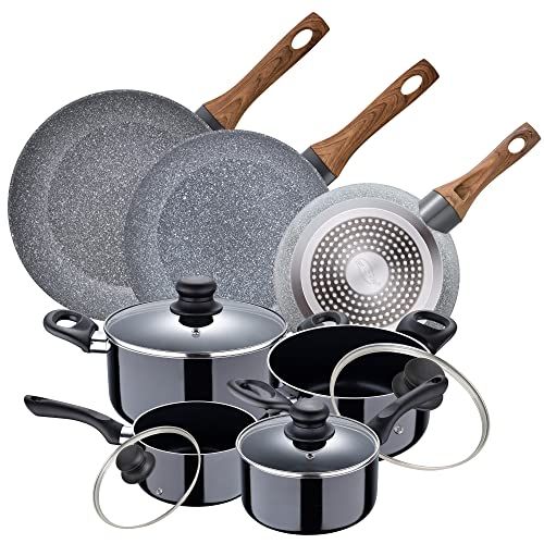 San Ignacio 8-delige kookset + pannenset (22,26,28 cm) - 8434652161413