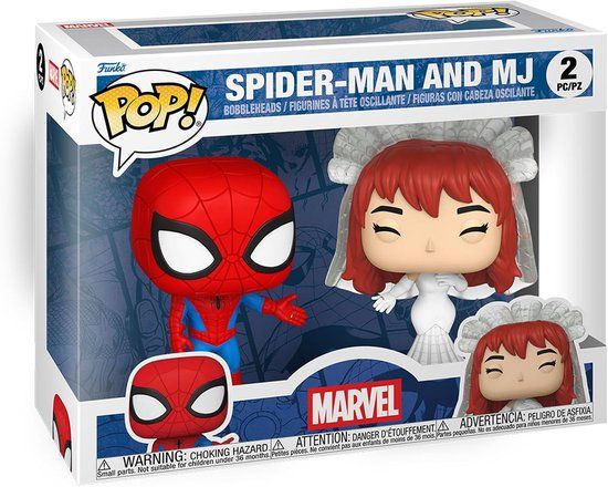 Funko Pop Marvel: Spider-Man And MJ - (2 pack)
