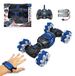 Lexibook Extreme Crosslander, lichtgevende auto met afstandsbediening voor alle terreinen, armband, oplaadbaar, elektronisch actiespel, zwart/blauw, RC49