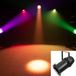 Eurolite LED PAR-64 COB RGBW 120W Zoom noir MK2 projecteur de théâtre