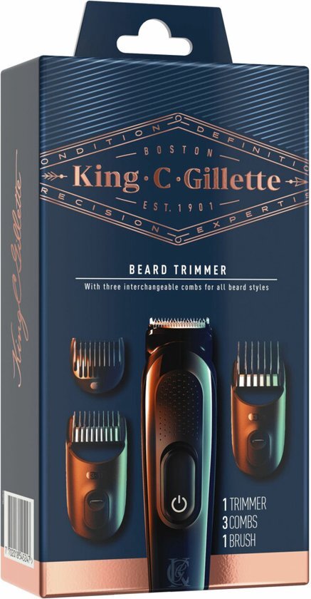 Gillette Gillette King Beard Trimmer + 3 Combs