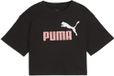 PUMA ESS 2 COLOR No. 1 Logo Short Length Tee G Meisjes sportshirt - Puma Black