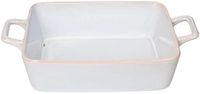 Excellent Houseware plat à four - gris clair - rectangulaire - grès - 29 x 18 x 6 cm - 2 l - plats de service