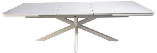 Oosterik Home Hillsdale uitschuifbare dining tafel sunny creme