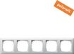 Gira ST55 Afdekraam - 5 voudig - Inbouw - Polarwit