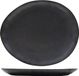 Svenska Living Dinerbord ovaal Manhattan 28,2x24cm 6 stuks zwart