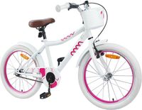 vidaXL Kinderfiets 18 inch Wit