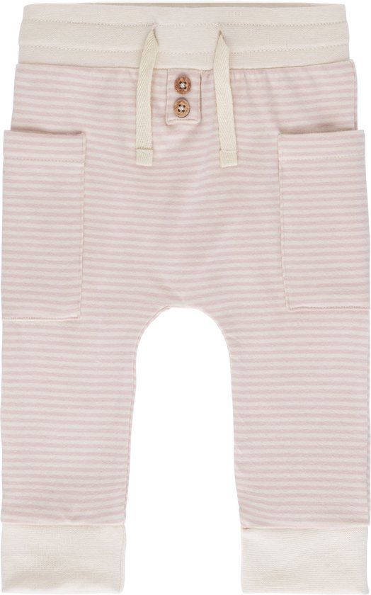 Baby's Only Broekje Stripe - Baby broek - Oud Roze - Maat 56 - 95% ecologisch katoen, 5% elastaan