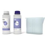 Crystalgel 1 liter kit heldere tweecomponenten siliconengel vulstoffen, geïsoleerde aansluitdozen, verpakking van 2 flessen à 500 ml + kan