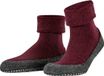FALKE Cosyshoe Noppen op de zool wol huissokken heren rood - maat 37-38