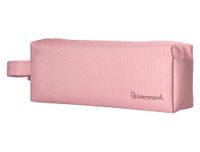 Liderpapel Klassiek etui, rechthoekig, met handvat, 2 ritssluitingen, 210 x 80 mm, roze.