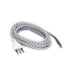Poly Poly Poly Poly ijzerkabel, 3 x 0,75 mm, stekker 10a 2p+T