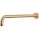 Wiesbaden Caral Douchearm met Muurbevestiging - 45cm - Geborsteld Messing