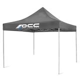 OCC MOTOR SPORT Racetent 3X3M roestvrij staal grijs 40 mm 420 Oxford
