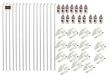 RC-Modellen Verstelbare Pushrods Set van 15