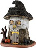 Lemax Spooky Town - Witch's Skull Hut