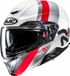 HJC RPHA 91 Fensh Helm - Maat L - Systeemhelm - ECE 22.06 - Wit/Rood/Zilver