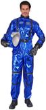 Widmann Astronaut Jumpsuit Heer - Metallic Blauw - Maat M