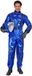 Widmann Astronaut Jumpsuit Heer - Metallic Blauw - Maat M