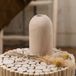 Today Decoratie, houten vaas Pure, beige, hout, rond, modern, 10 x 17.5 x 10 cm