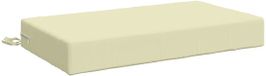 vidaXL - Coussin d'assise - SOEST - 100% - Polyester - Crème - 70 x 40 x 10 cm
