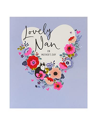 UK Greetings Moederdagkaart voor Nan - Nan Moederdagkaart - Moederdagkaart van kleinkinderen