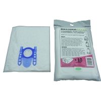 123schoon Bosch Type G Microfiber Vacuum Cleaner Bags - 10 Bags + 1 Filter (123schoon Brand)