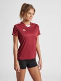 Hummel Hmlcore Xk Poly Jersey S/S Woman 211457 Sportshirt Dames XXL Bordeaux