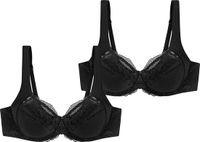 Triumph Modern Lace+Cotton Soutien-gorge à armatures 90C Noir