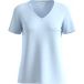 s.Oliver Dunne V-hals T-shirt van elastisch katoen voor dames