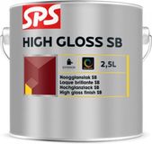 SPS High Gloss SB Lak - Wit - 2,5L