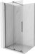 Mexen Velar paroi de douche coulissant Walk-in 75 x 200 cm, transparent 8 mm, gun metal