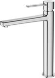 Invena BADLAND Wastafelmengkraan, hoog model, GLAMOUR, zilverkleurig, voor badkamers