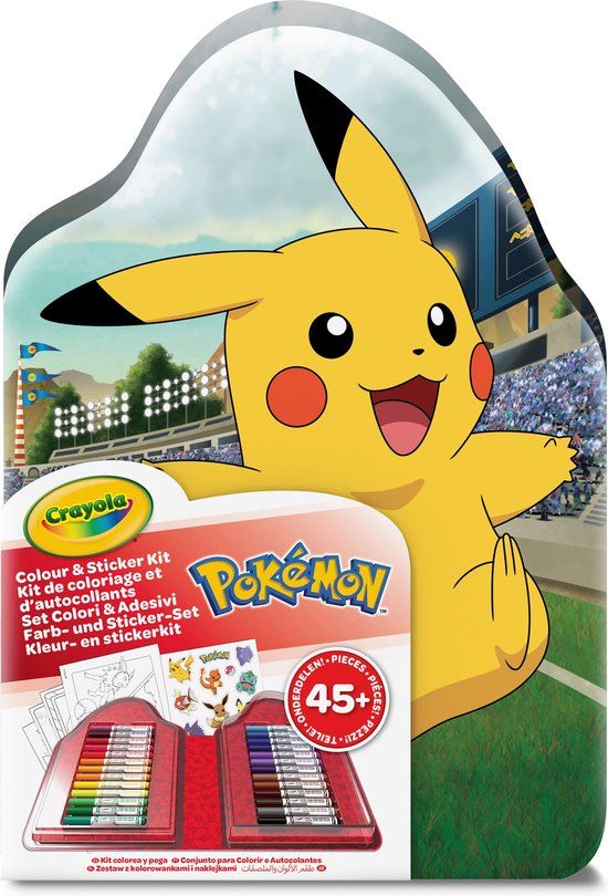 Crayola Pokémon Creatief Koffertje - 45 Stuks