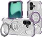Techsuit Carbon Shield PRO iPhone 17 Paars Transparant