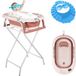 Sifree – Baignoire bébé pliable XXL avec coussin hypoallergénique, thermomètre intégré, support stable et pliable, grande capacité pour nourrissons et jeunes enfants