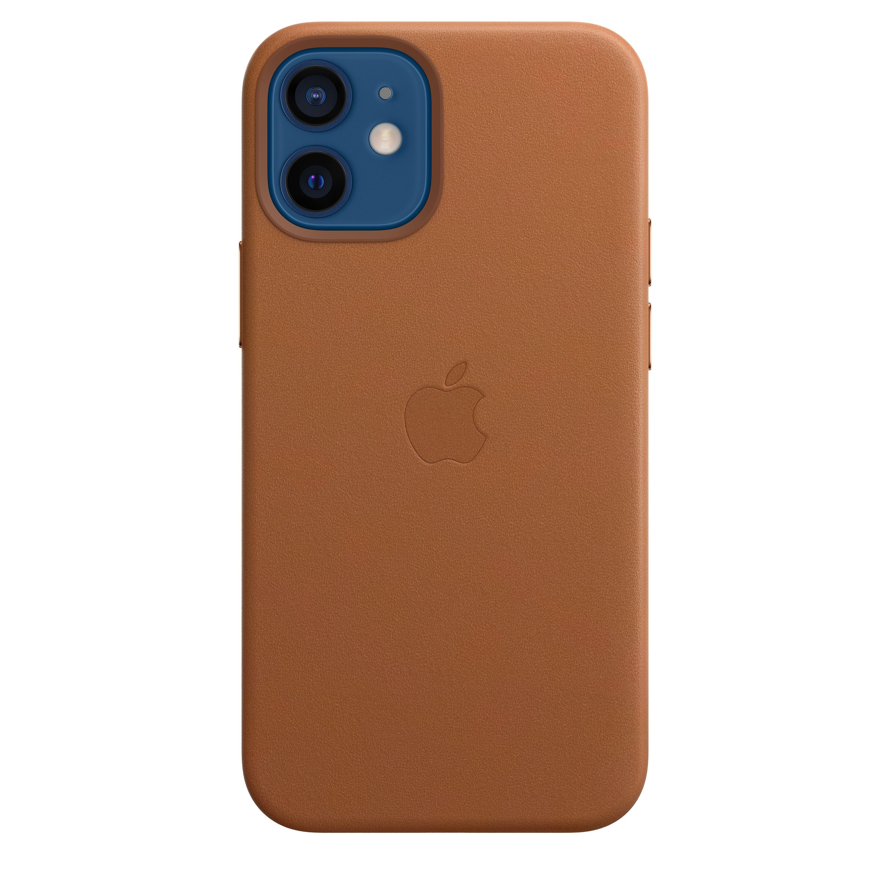 Apple iPhone 12 mini Leather Case - Saddle Brown