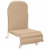 vidaXL Zon Loungerkussen GEMERT 100% Polyester Zand 55 x 135 x 6 cm