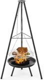 Merkloos / Sans marque Yiwu Yibo Trading Co., Ltd. Driehoekige Grill BBQ - Draagbare Houtskool Rvs Vouwen - Camping Barbecue voor Picknicks Tuin Beach Party