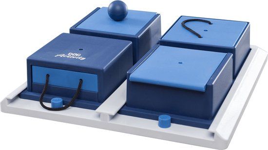 Trixie Dog Activity Poker Box 1 - 31X31 CM - Blauw
