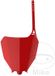 FRONT# Icecat Plaque Numéro Rouge 04