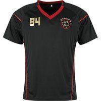 Rammstein Jersey - Trikot - S tot 5XL - voor Mannen - zwart-rood