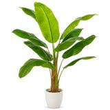 edihome Decoratieve plant voor binnen, kunstbanaan, 120 cm