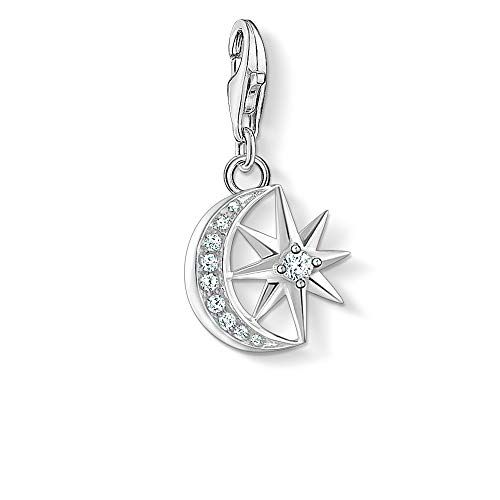 Thomas Sabo Dames-bedelhanger ster & maan 925 sterling zilver 1794-051-14