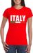 Bellatio Decorations Rood Italy/Italie supporter shirt dames XS