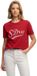 Superdry - Varsity Script T-shirt - Dames - T-shirts - Rood - XXS