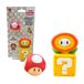 Bizak Super Mario Badspeelgoed voor kinderen, vuurbloem en paddenstoel, set van 2